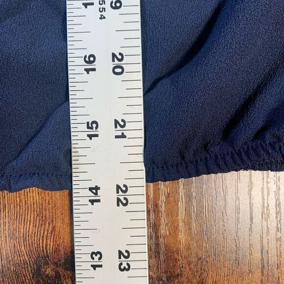 Women's Monteau size Small Blue Blouse‎ - Picture 3 of 4